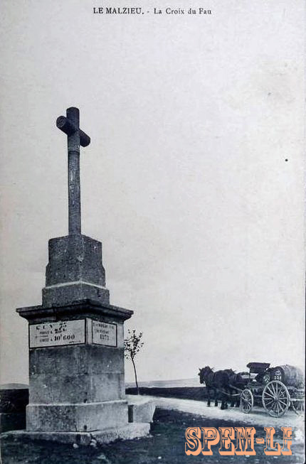 Croix du Fau - route de Paulhac