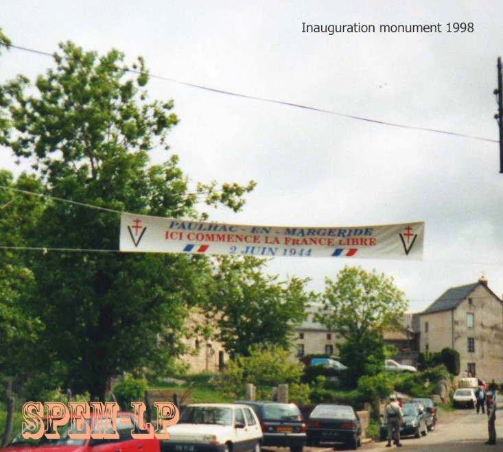 Monuments aux morts Paulhac 07 juin 1998