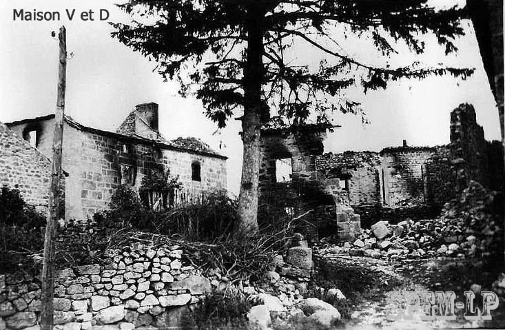 Fermes brulées à Paulhac