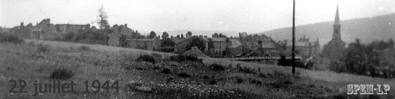 Vue générale destruction de Paulhac